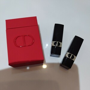 ★新品★人気色★Dior　ルージュ　ディオール　999　サテン　ベルベット　リップ　口紅　赤　レッド　2本セット