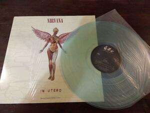 LP NIRVANA ニルヴァーナ In Utero Special Limited Edition Disc イン・ユーテロ 1993年 USオリジナル盤 レコード クリア盤 SUB POP