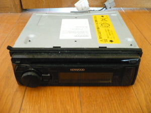 ケンウッド U575 1DIN CD デッキ フロントAUX USB　中古　 KENWOOD 