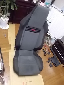 ZC31S スイフトスポーツ純正オプション? RECARO レカロ助手席 グレーxブラック 灰x黒