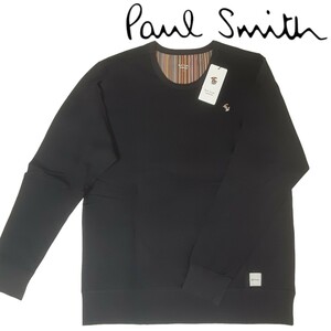 新品 ポールスミス Paul Smith 長袖Tシャツ L マルチストライプ ラビット ウサギ 長袖カットソー 紺 ネイビー メンズ