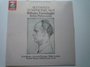 SW07 独EMI盤LP ベートーヴェン/交響曲第9番 フルトヴェングラー/ベルリンPO/ベルガー 1937年