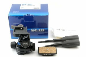 【美品】【美品】SLIK SH-737HD スリック フリクションコントロール付き 動画対応3ウェイ雲台 最大搭載4kg #4705