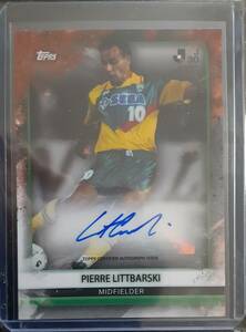 Topps 2023 J-League 30th Aniv PIERRE LITTBARSKI Autograph リトバルスキー 直筆サインカード