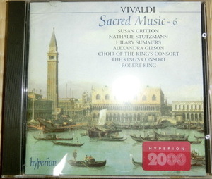 【中古CD 送料無料】 ヴィヴァルディ Vivaldi 宗教音楽作品集 6 ロバート・キング ニシ・ドミヌス他 主が家を建てられるのでなければ
