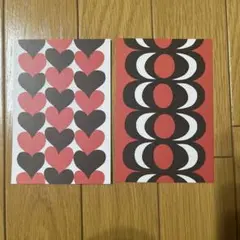 marimekko マリメッコ ポストカード 絵葉書 2枚セット