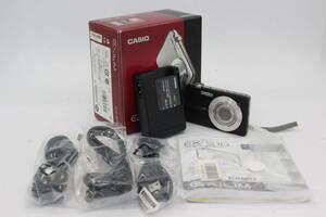 【美品 返品保証】 【元箱付き】カシオ Casio Exilim EX-S10 ブラック 3x バッテリー チャージャー付き コンパクトデジタルカメラ v910