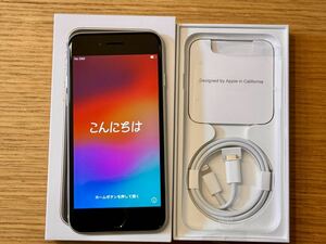 中古美品 Apple iPhone SE 3 白 64GB MMYD3J/A SIMフリー 付属品未使用 第3世代 ホワイト スターライト アップル 