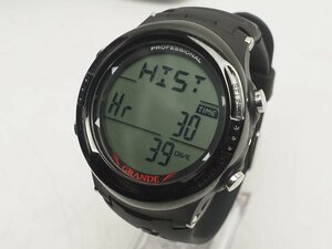 USED Bism ビーイズム DIVE GRANDE PROFESSIONAL ダイブコンピュータ バッテリー交換済 ケース付き ダイビング用品 [S57465]