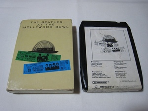 【8トラックテープ】 THE BEATLES / AT THE HOLLYWOOD BOWL UK版 箱付 ザ・ビートルズ スーパー・ライヴ！ アット・ハリウッド・ボウル