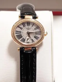【美品】TISSOT　18金　金無垢　腕時計　ダイヤベゼル