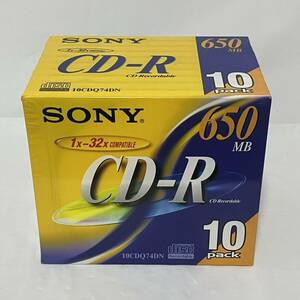 未開封　SONY CD-R 650MB ソニー 10パック
