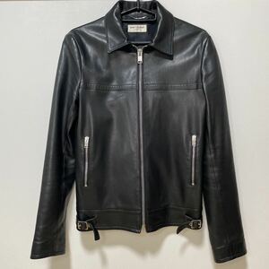 サンローラン パリ ラムレザー SAINT LAURENT PARIS エディ スリマン ライダース