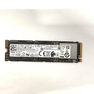 K60423163 Intel NVMe 512GB SSD 1点 【中古動作品】