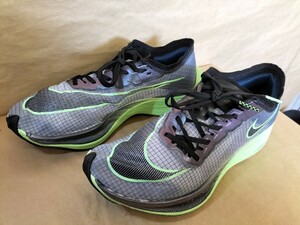 【送料無料】NIKE ZOOMX VAPORFLY NEXT% ヴェレリアンブルー/ヴェイパーグリーン AO4568-400ナイキ ヴェイパーフライ 25.5cm