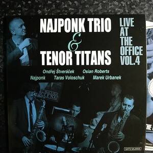 l（紙ジャケット）ナイポンク・トリオ　 テナー・タイタンズ　Najponk Trio Tenor Titans Live At The Office Vol.4