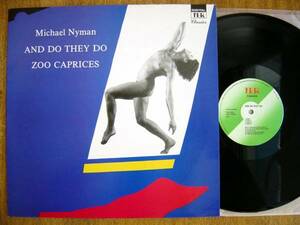 【LP】MICHAEL NYMAN/AND DO THEY DO(TER1123英国TER CLASSIC1986年修正消DAVID CUNNINGHAMマイケルナイマン)