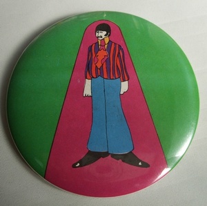 Vintage 当時物 Yellow Submarine イエローサブマリン Ringo Starr リンゴスター 缶バッジ 中古品　ビンテージ ビートルズ