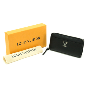 ルイヴィトン LOUIS VUITTON ジッピーロックミー カーフレザー LV金具 M62622 長財布 ノワール ブラック 中古 map15008