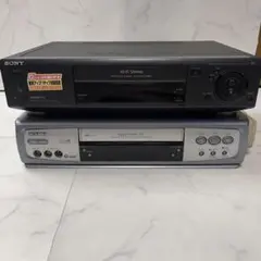 VHS ビデオデッキ ジャンク品 2個セット