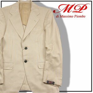 新品 MP di Massimo Piombo 定価27万円 【イタリア製 シルク100%】 ジャケット 48 秋冬春 ★280564 エムピー ディ マッシモ ピオンボ