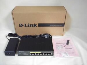 [美]D-Linkディーリンク 8ポートPoE+ギガビット アンマネージド スイッチングハブ DGS-1008P IEEE802.3af/at