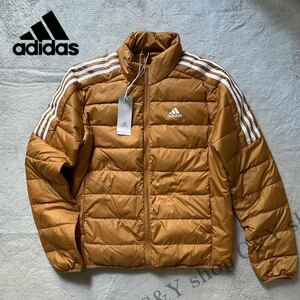 Lサイズ 新品 adidas アディダス ダウンジャケット スリムフィット ベージュ スポーツウェア 冬服 アウター aHK4646