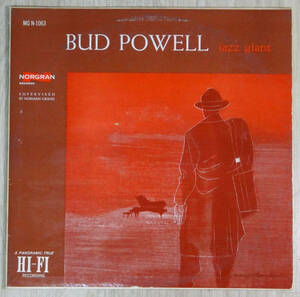新同! Norgan MGN-1063 オリジナル Bud Powell : Jazz Giant 1st Yellow Trumpet/DGレーベル