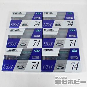 2QV25/1◆新品未開封 マクセル maxell UD1 74 6本 大量セット まとめ/カセットテープ まとめて 未使用 ノーマルポジション 送:-/60