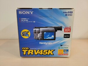 未使用保管品 SONY ソニー Handycam CCD-TRV45K Video8 XR ビデオカメラ 8ｍｍ