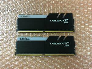 4/ G.SKILL　TRIDENT Z RGB 16GB（8GB×2枚）DDR4-2933