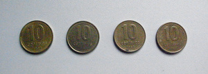 アルゼンチン Argentina★古銭 コイン 1993年、1994年★Centavos センターボ