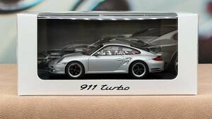 Car.tima特注 PMAミニチャンブス Minichamps 1/43 ポルシェ Porsche 911 ターボ S シルバー silver 997型 Limited Edition CAP04312006