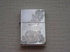 希少!!　アンティーク!!　KENZO　Zippo　バラ　薔薇　シルバー