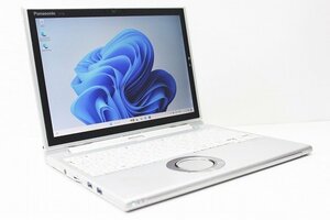 1円スタート ノートパソコン Windows11 2in1PC 第7世代 Core i5 Panasonic レッツノート CF-XZ6 Windows10 SSD256GB メモリ8GB タッチ