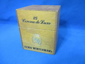 【空箱】HENRI WINTERMANS ヘンリー・ウィンターマンズ 葉巻用木製ケース ホーランド/オランダ【1799】