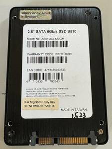  ADATA SSD 120GB【動作確認済み】1523