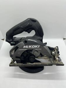 動作確認済み HiKOKI ハイコーキ 125mmコードレス丸のこ C3605DA (SK) 本体のみ中古品