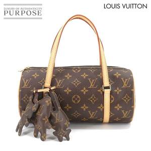 未使用 展示品 ルイ ヴィトン LOUIS VUITTON モノグラム コムデギャルソン パピヨン 26 ハンド バッグ M40266 ゴールド 金具 90192372