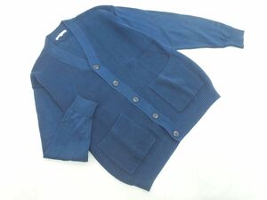 THE SHOP TK ザショップティーケー タケオキクチ Vネック カーディガン sizeM/青緑 ■◇ ☆ edb7 メンズ