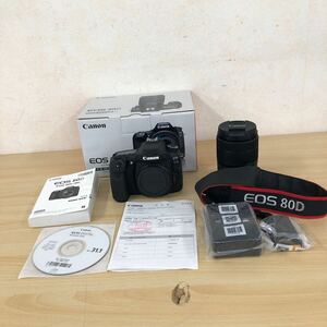 美品 キャノン Canon EOS 80D デジタル一眼レフカメラ レンズキット EF-S 18-135 IS USM デジラルカメラ・カメラ関連