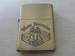 ★★★ZIPPO★ライター★ジッポ★ボクシング★World Champion★美品★★★