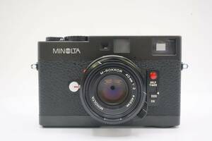 MINOLTA CLE M-ROKKOR 40mm F2 高級レンジファインダー フィルムカメラ ミノルタ 美品 動作確認済み 