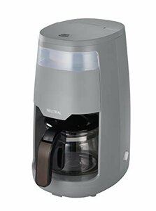 即決価格★ NR－K－CM2－GY コーヒーメーカー グレー ニュートラル 5杯用 蒸らし機能搭載 650ｍｌ ドリップ式 メッ