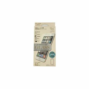 【新品】(まとめ)E-SELECT iPhone6/6S用保護ガラスフィルム 厚み0.2ミリ 日本製ガラス ES-I6GLS02CL【×3セット】