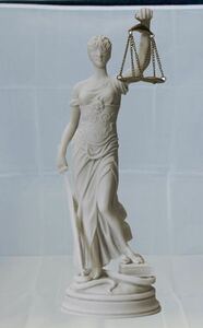 正義の女神 テミス像 法律事務所オブジェ　弁護士　ギリシア製