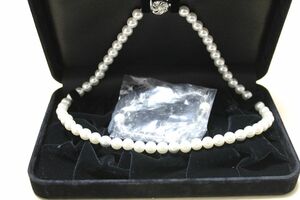 【送料無料】人工真珠磁気入りネックレス＆ブレスレット付きセット