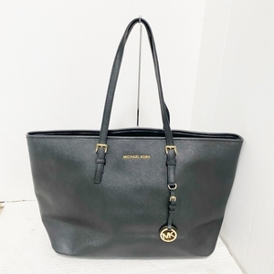 マイケルコース MICHAEL KORS トートバッグ 30S3GTVT6L ジェットセットトラベル ミディアムマルチファンクショントート レザー 黒 バッグ