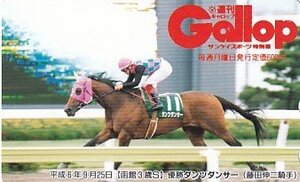 ●Gallop ダンツダンサー 藤田伸二騎手 函館3歳Sテレカ