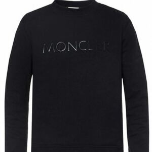 ★希少★ MONCLER 高級スウェット Ｍ　トレーナー ブラック モンダック Tシャツ モンクレール ダウンジャケット MAYA MONTCLA 相性抜群